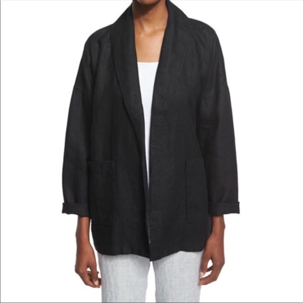 Eileen Fisher Linen Kimono Jacket